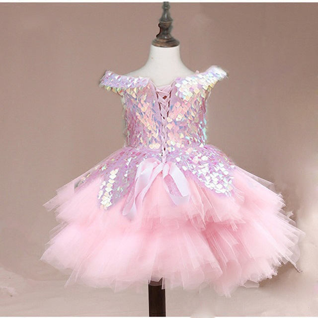 Children's tail dress princess dress 202...