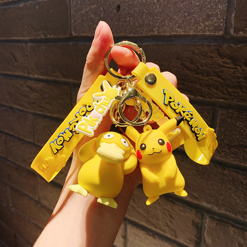 New electrical mouse hanging decoration cartoon doll keychain cute wholesale backpack figurine pendant key chain accessory