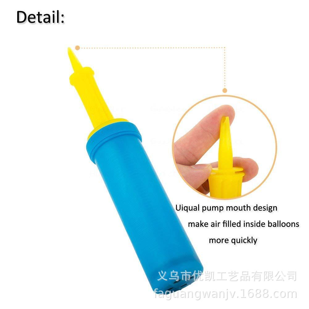Balloon, plastic air pump