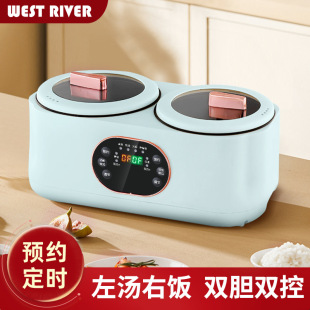 Shake the sound explosion double bile rice cooker automatic rice cooker multifunctional mandarin duck electric hot pot opening gift wholesale