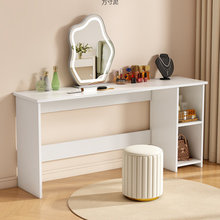 Simple Dressing Table Makeup Table Cloud Mirror with Light Led Bedroom Dressing Table Dormitory Girl Ins Small Apartment