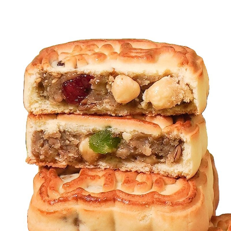 榛仁大月饼中秋节传统坚果月饼榛子手工东北特产独立包装代发批发|undefined