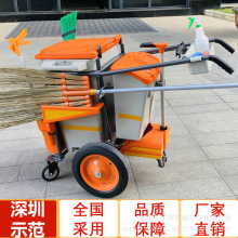 厂家环卫保洁车手推车清运人工垃圾车户外清洁车垃圾移动塑料人力