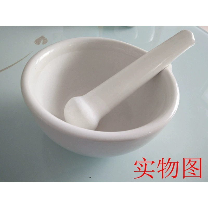 Ceramic mortar grinder pounding medicine grinder pour bowl pestle mortar tablet grinding medicine mortar pestle da Cangquan melt