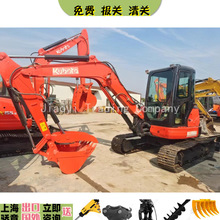 kuboto久保田KX165-5二手小挖掘机20-35 55-60对外出口现货充足
