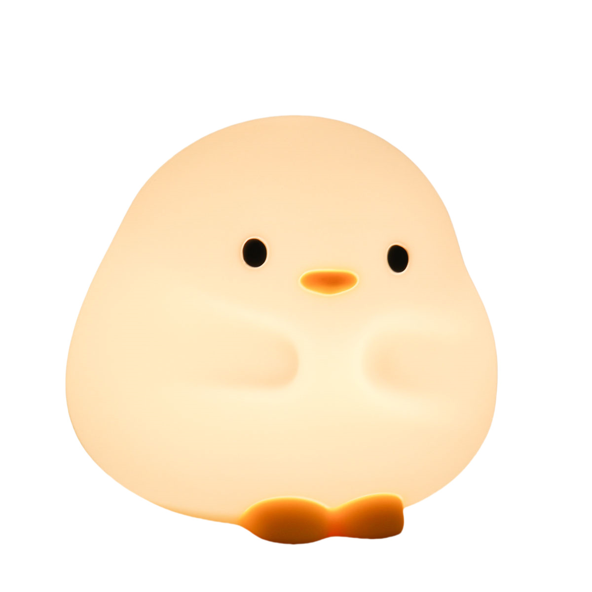 ♔跨境墩墩鸭小夜灯卧室床头伴睡拍拍灯定时台灯儿童硅胶