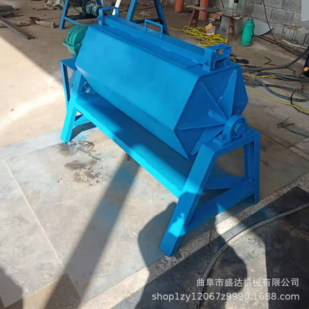 家具城六角滚筒去油打磨研磨机供应金属物件抛光机厂家