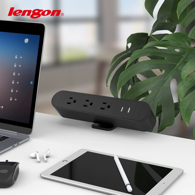 Изготовители США поставляют мебели доски гнезда офиса американского стандарта гнездо зажима таблицы настольной съемное с поручать УСБ