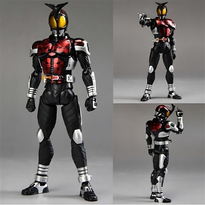 Shf Kamen Rider Kabuto Dark Armor Geats Kuuga Articulated Action Figure Toy Model