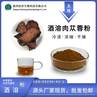 酒溶肉苁蓉提取物浩洋生物 肉苁蓉总苷80% 植物提取物 批发包邮