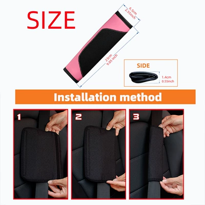 Seat belt shoulder pad Mesh Shoulder Pads New