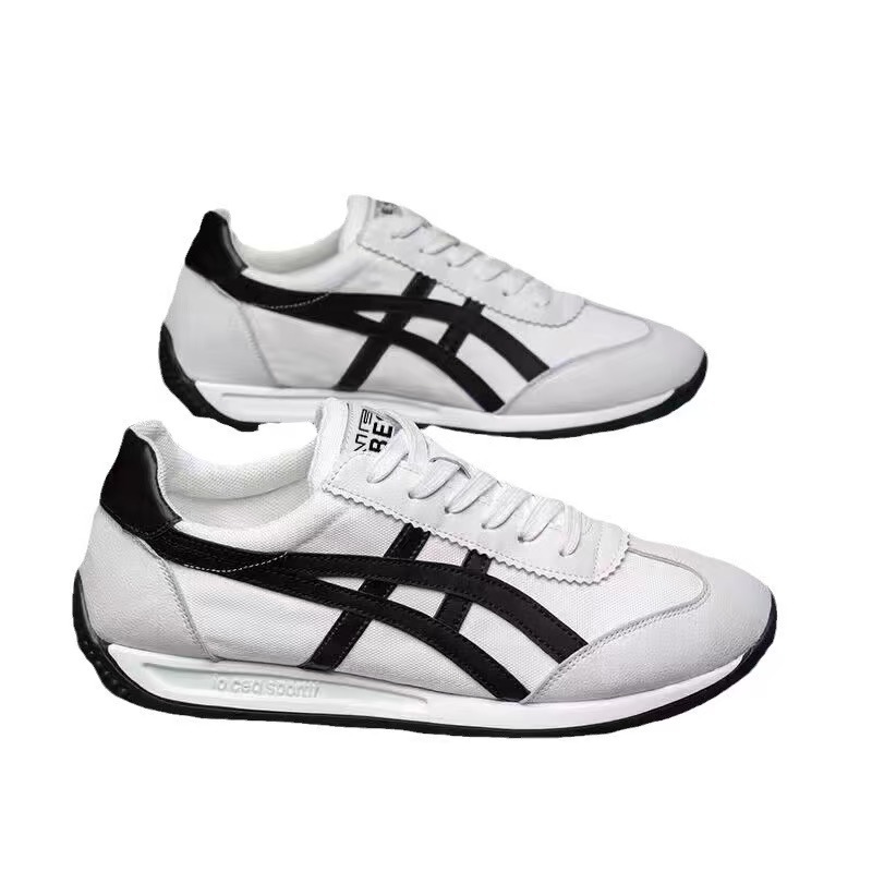Zapatos de hombre primavera y verano nuevos zapatos blancos modelos de hombre de alta gama tendencia transpirable Forrest Gump zapatos de lona deportivos casuales