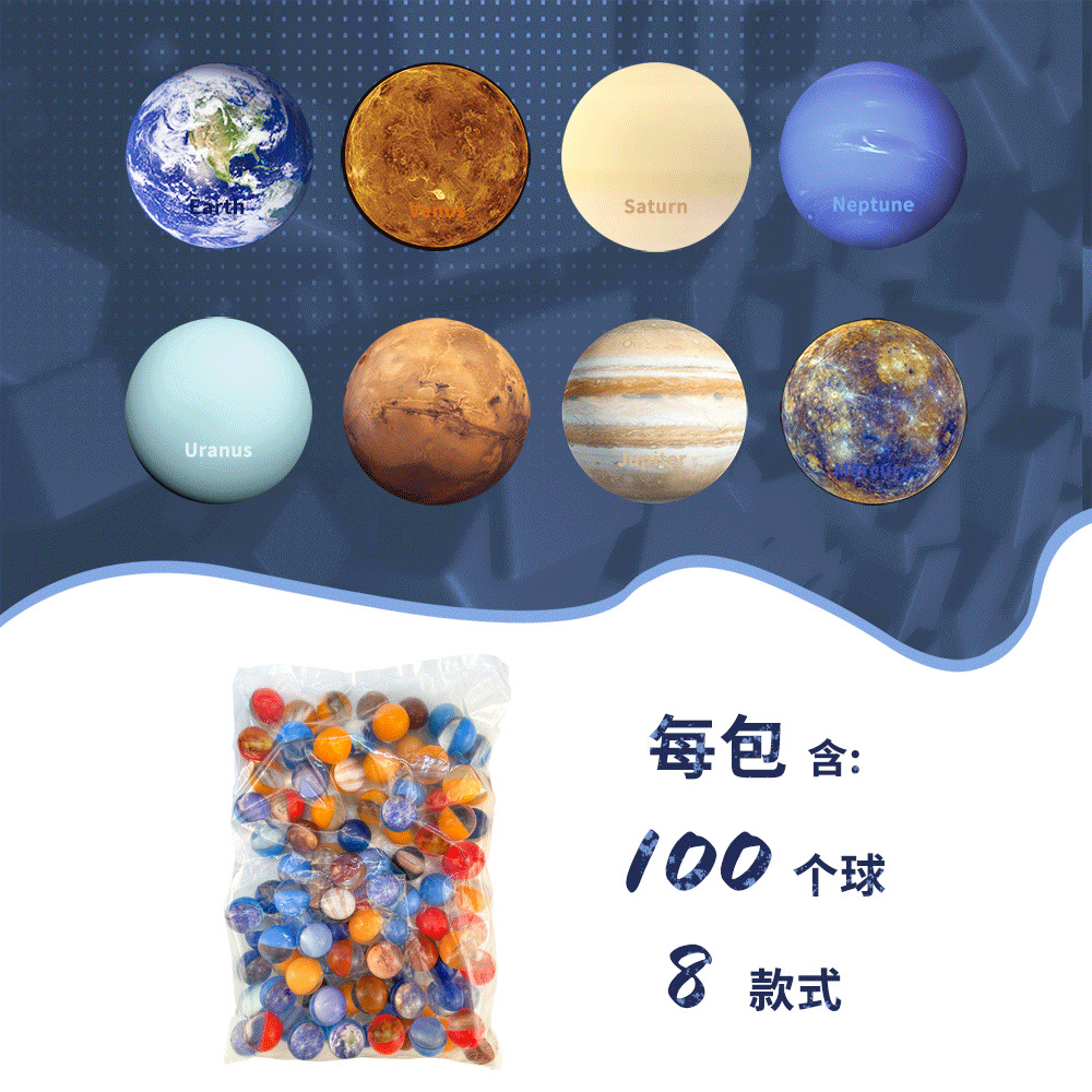 Victor 32 ocho planetas bola elástica transfronteriza huevo máquina de torsión Sistema Solar planeta pinball cielo estrellado amazon