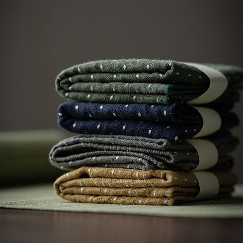 Thickened cotton and linen tea towels, tea cloths, absorbent rags, tablecloths, pot towels, tea table mats, kung fu tea set accessories