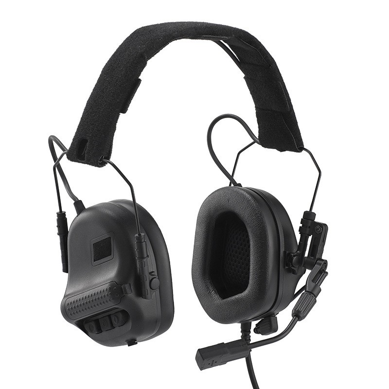 F10 Headset Noise-Cancelling Communication Earmuffs with Microphone for Training and Connecting to Walkie-Talkies, 3m Sound Isolation Noise-Cancelling Earmuffs F10 Headset Noise-Cancelling Communication Earmuffs with Microphone for Training and Connecting to Walkie-Talkies, 3m Sound Isolation Noise-Cancelling Earmuffs