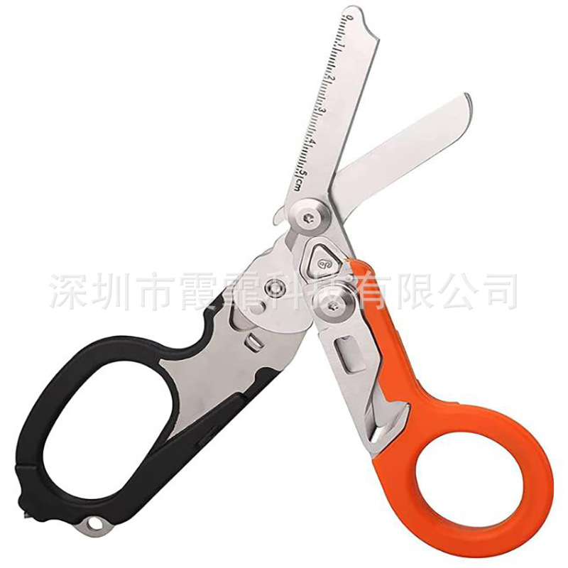 Herramienta al aire libre tijeras multifuncional plegable táctico alicates leatherman mismo Raptor herramienta de rescate