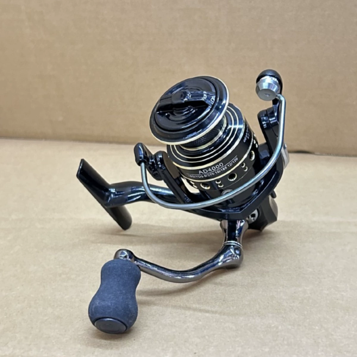 AD металлическое fishing wheel folding handle Fish line wheel spinning wheel rod wheel throwing wheels and sea fishing rods for fish