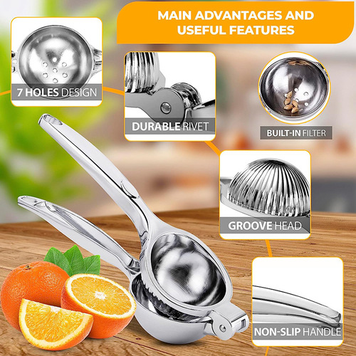 Hand-squeezed Fresh Orange Juice Machine Zinc Alloy Multi-function Juicer Fruit Lemon Manual Juicer Home Squeeze Extractor