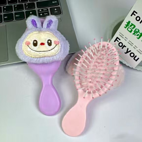 Peines de bolsas de aire de peluche Loopy Peines de aire de peluche Peines de masaje portátiles Peines de masaje mini