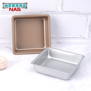Square Carbon Steel Baking Pan Non-Stick Bread Baking Mold Amazon Export Special Baking Cake Baking Pan