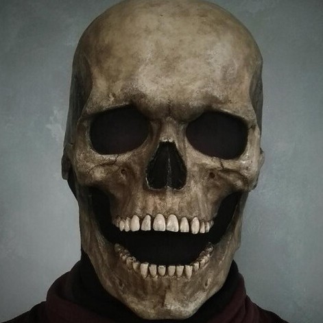 Máscara de demonio de terror de Halloween máscara exorcista máscara de doble capa Jack máscara de látex fábrica en stock