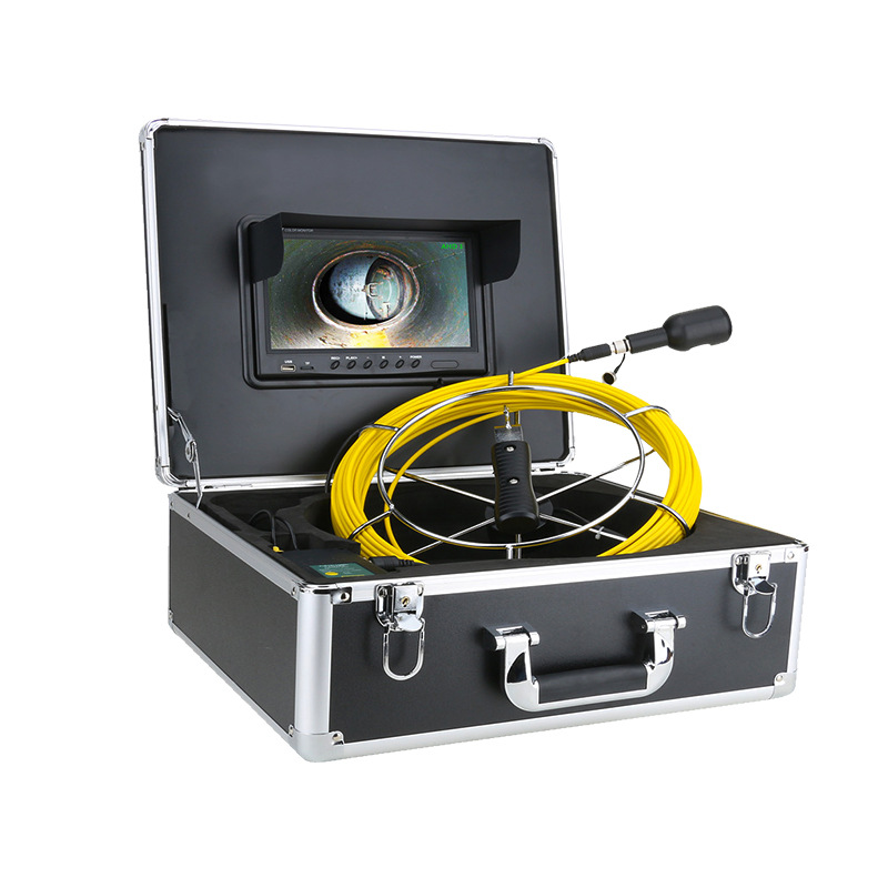 Pipe line endoscope dual lens waterproof industrial sewer camera HD pipe camera detector
