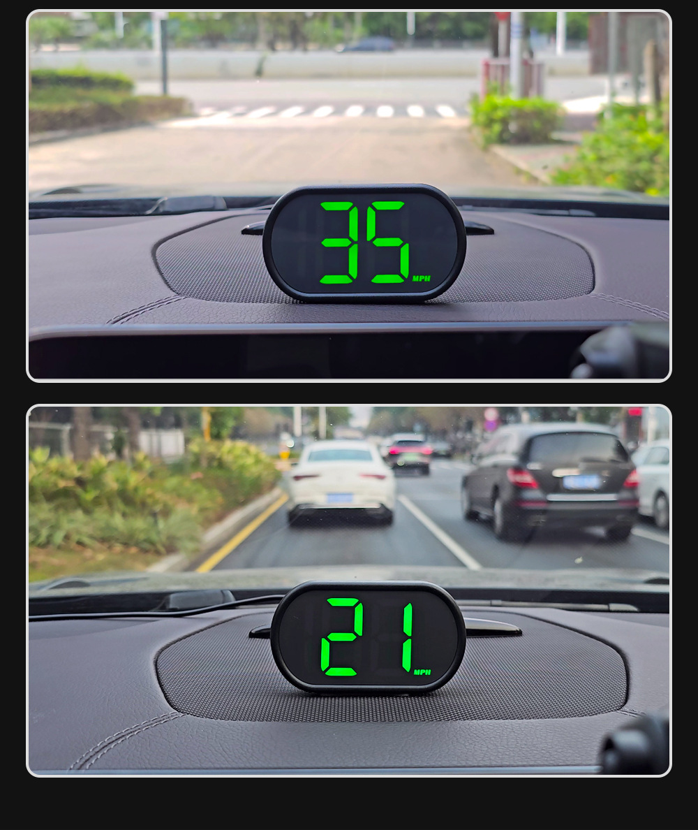 Car HUD Head-Up Display Automotive Beidou GPS Multifunctional Speedometer Speed Head-Up Display Universal