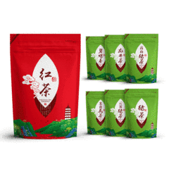 Tea leaf packaging bag self-sealing bag 2.5 jin, half a pound, one pound green tea, black tea, Biluochun, Longjing tea tea sealing bag
