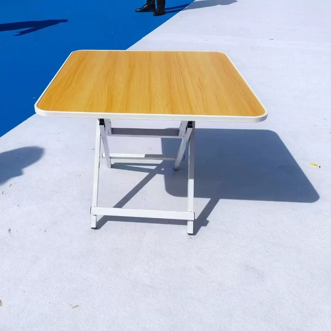 户外便携折叠桌摆摊小桌子家用吃饭桌正方形学习桌夜市摆摊圆形地