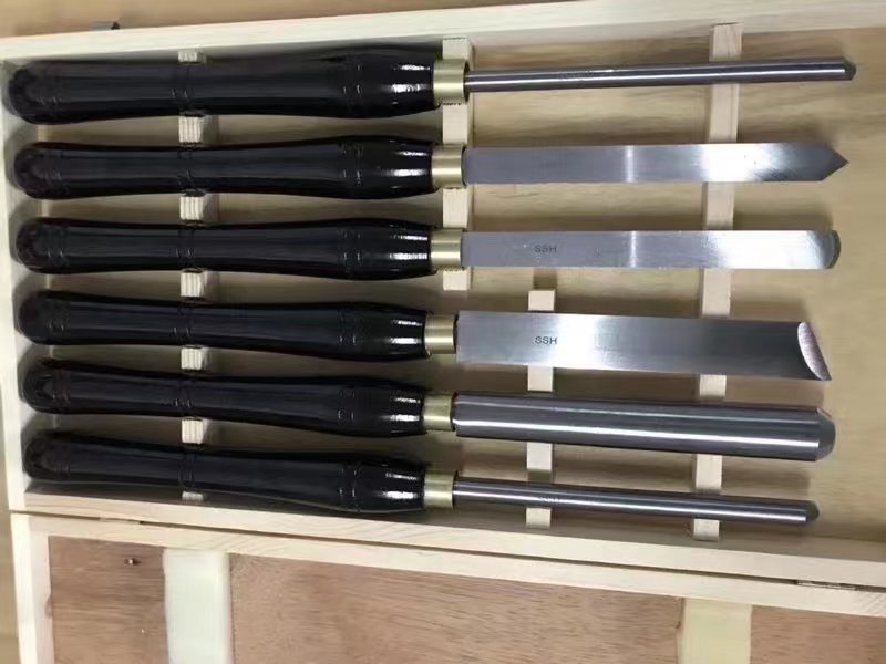 A- 004 보라색 손잡이 나무 칼