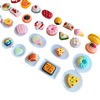 Small food play, epoxy resin, cream accessory with accessories, handmade