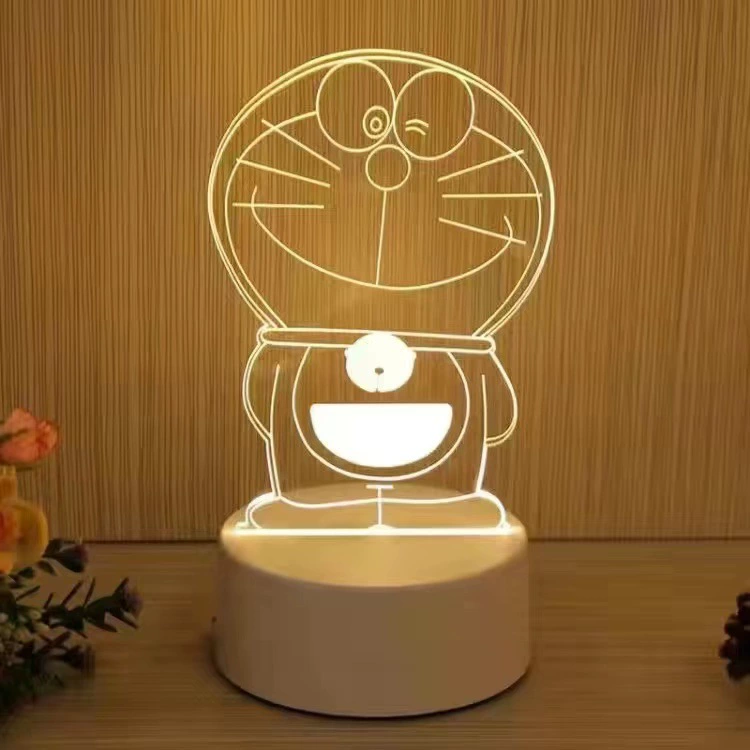 LED-ночник Creative Touch, питание USB/батарейки, 3D-акриловый дизайн, 15×5,5×20,5 см