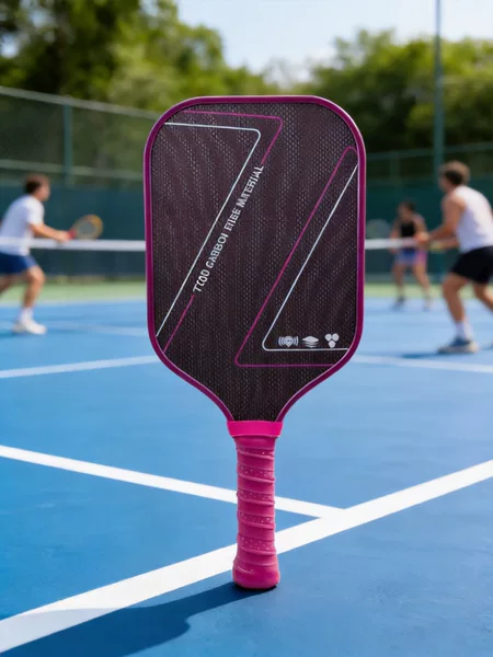 Cross-Border Carbon Fiber T700 Heat-Pressed Pickleball Racket 16mm Titanium Wire Pickleball Competition Special Edition