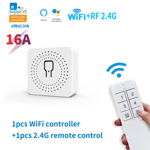 Wifi smart switch remote wireless remote control timing smart home modification parts switch without wiring and can be posted at will