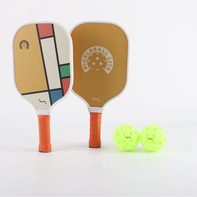 Poplar Wood Pickleball Racket Set Manufacturer Youth Children Girls Entertainment Racket Sports Fitness Supplies