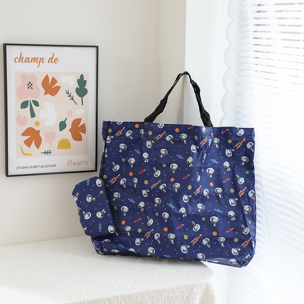 Cartoon handheld big shopping bag