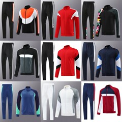 2526秋冬季巴萨皇马赛巴黎阿森纳国米多特长拉运动足球服训练夹克
