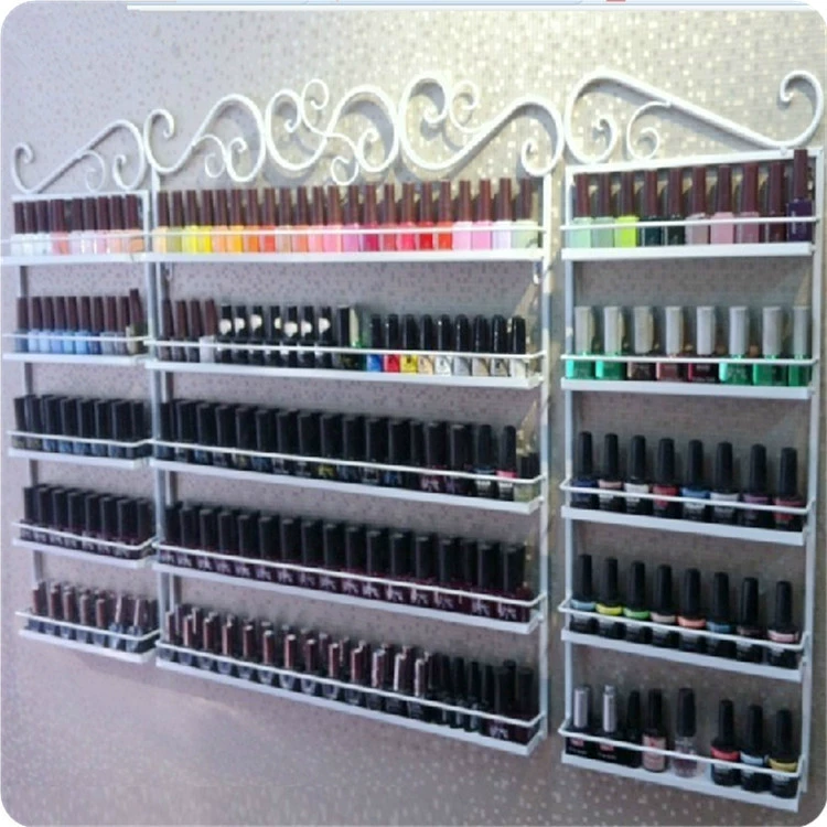 Cosmetic stand, metal nail polish