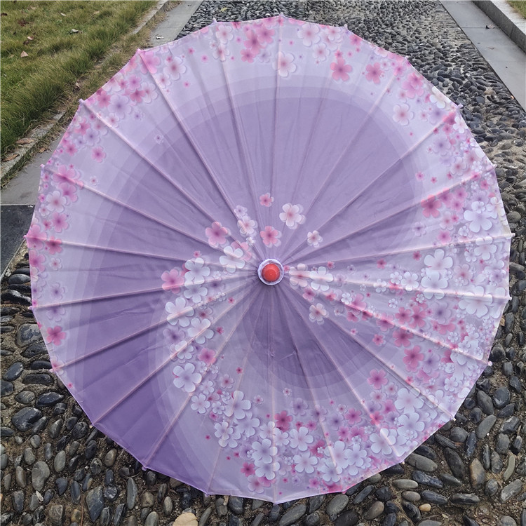 Hanfu fotografía apoyos paraguas artesanía clásica paraguas de papel engrasado Paraguas de baile de estilo chino paraguas de borla de estilo antiguo traje antiguo