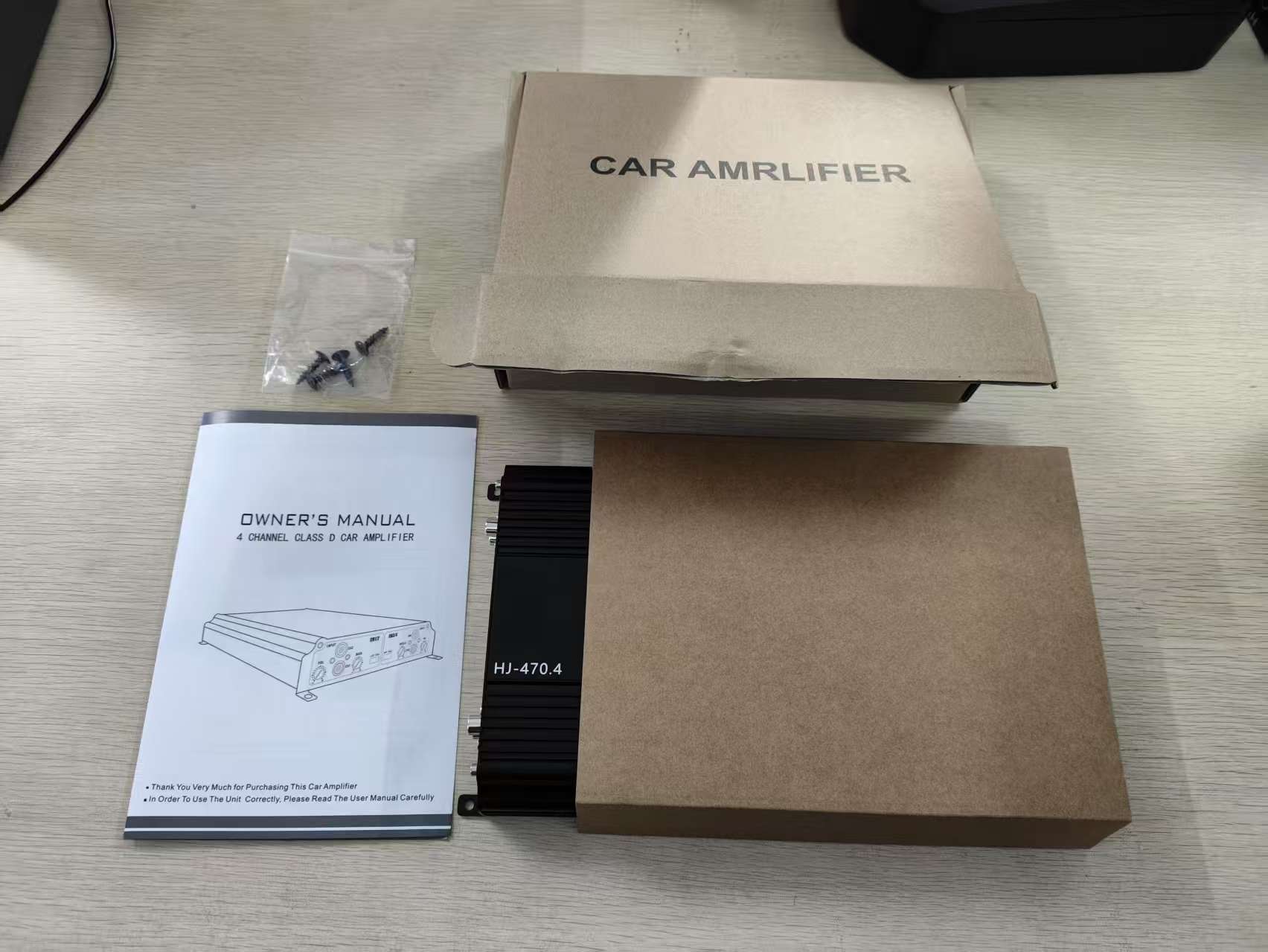Cross-Border Source Factory Car Amplifier Audio Modified Car 12V High Power Amplifier Class D 4-Way Amplifier
