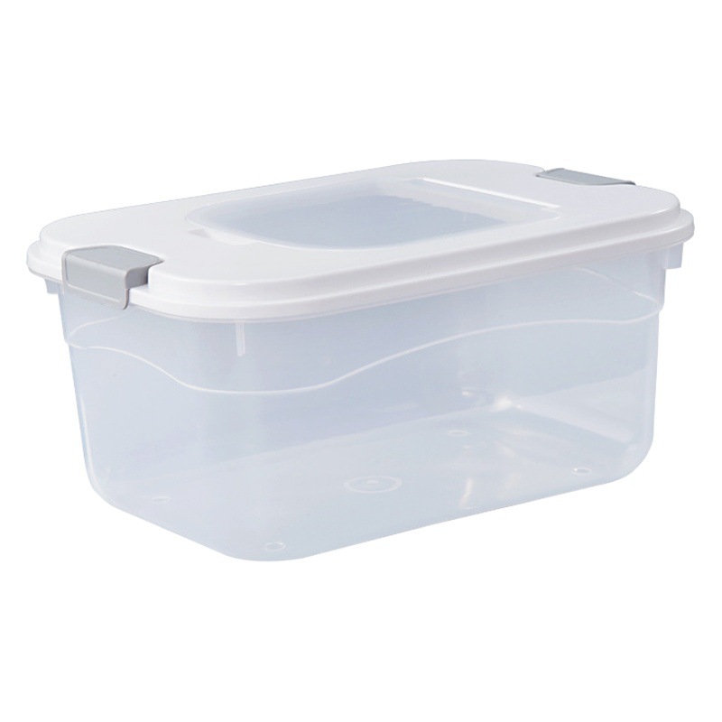 Grain storage box household rice bucket 10kg Japanese insect-proof moisture-proof transparent rice bucket 20kg food grade