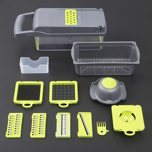 Self-designed Amazon best-selling vegetable cutting tool multi-functional dicing and shredding grater for home kitchen grating