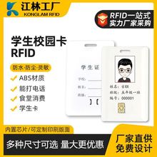 江林智能RFID 食堂充值消费 IC兼容SIM电话小卡 IC人像学生校园卡