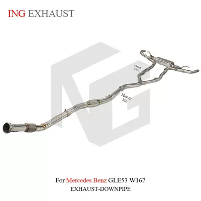 Exhaust pipe GLE53 W167, with