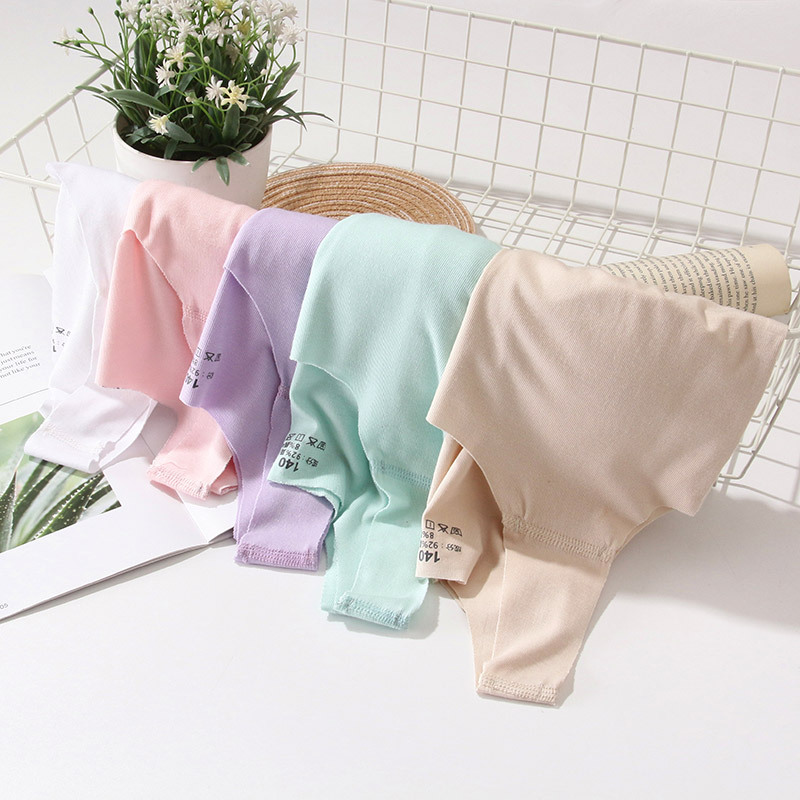 Girls' Underwear Development Period Elementary and Junior High School Students Modal Children's Wearing Bra Little Girl Tapeless Backless Bra