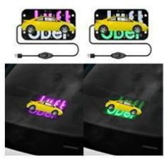 License plate lamp — Switch - lyftuber-greenpink-usb-interface