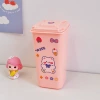 Fuchsia garbage can, sticker