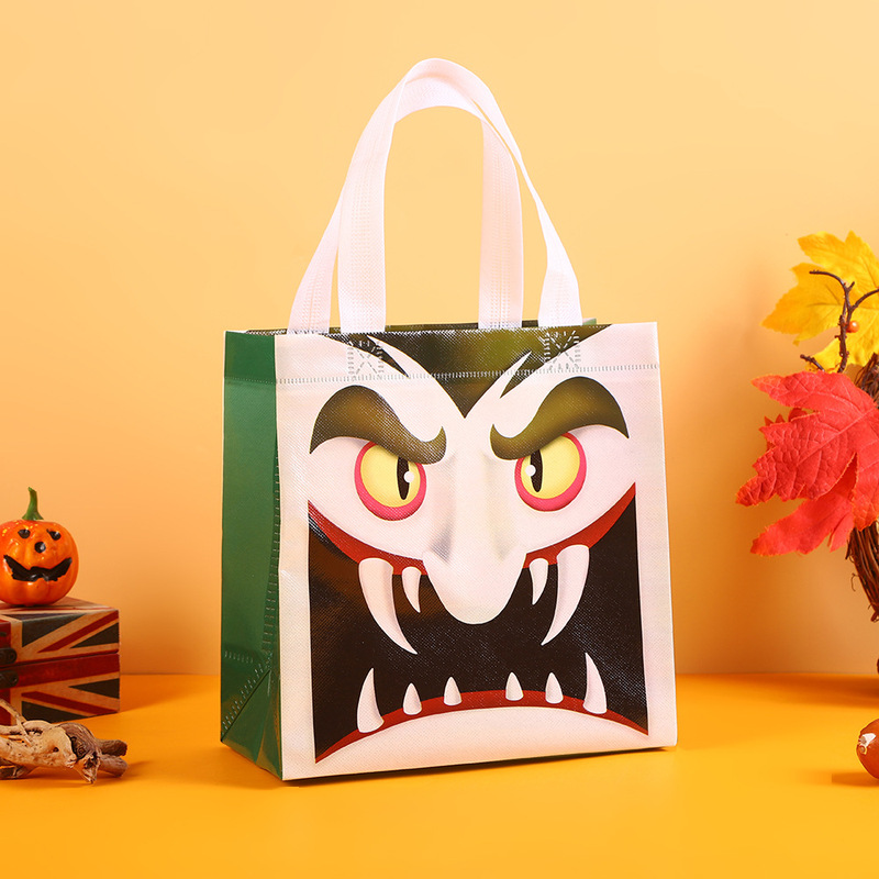 新しいハロウィン不織布バッグギフトバッグハンドバッグギフト防水包装袋クロスボーダースポット卸売|undefined