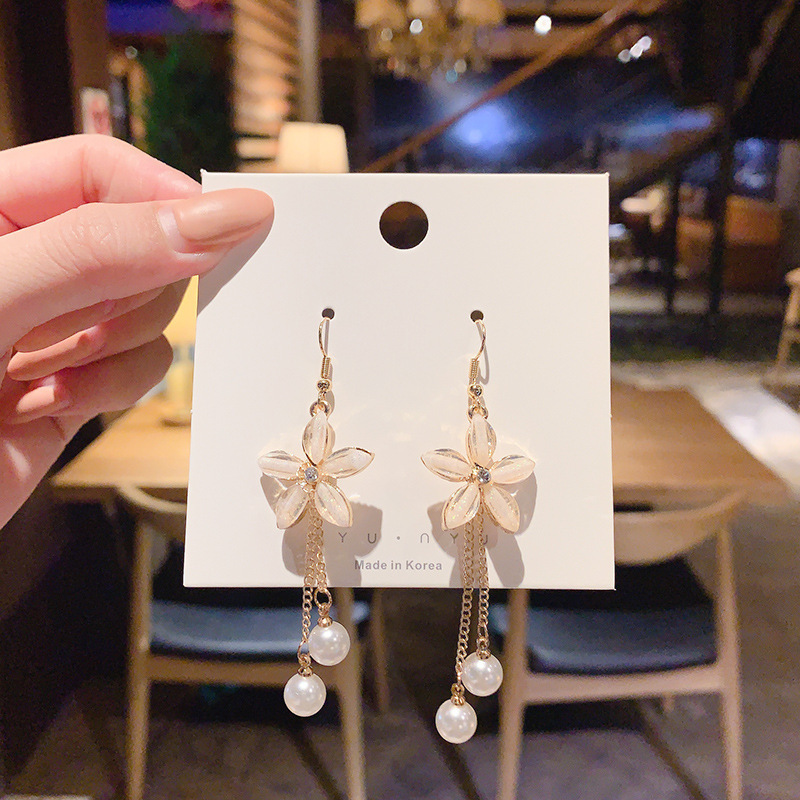 Pendientes de aleación moda coreana, estilo lujo ligero, ideales para puestos callejeros, mercado nocturno y ventas en vivo, al por mayor