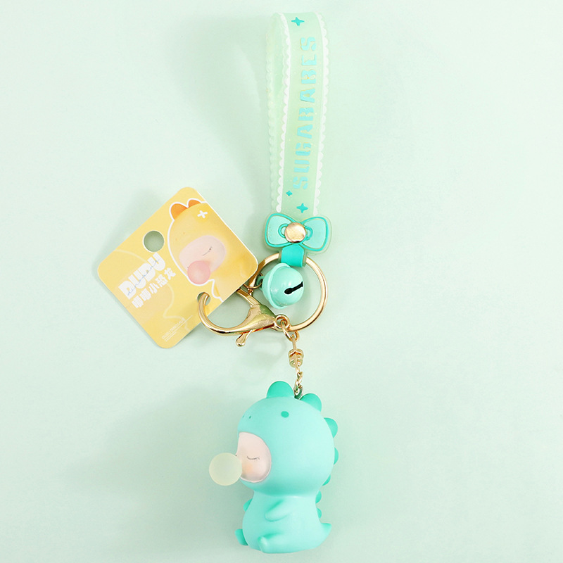 Dinosauro lindo lindo bonito bonito llavero, mochila, adornos, colgantes exquisitos, colgantes directos al por mayor.